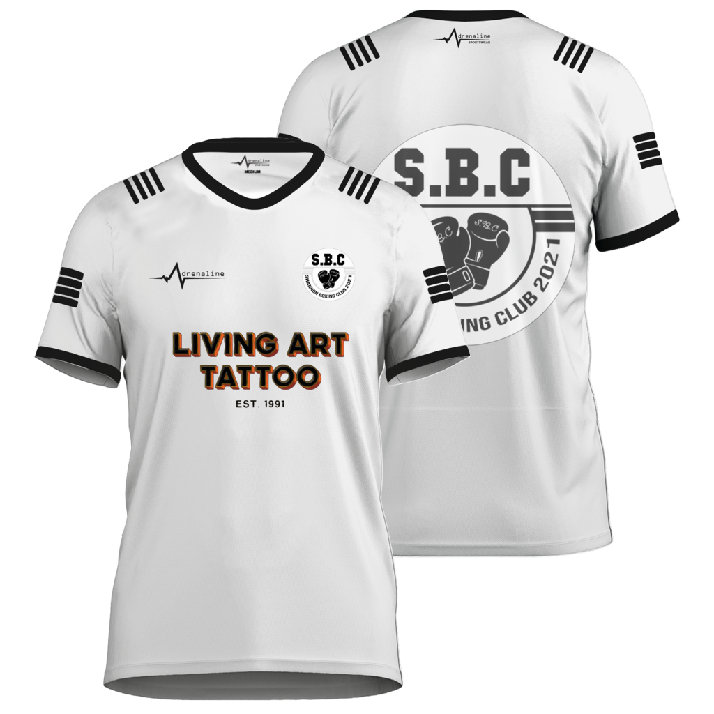 Shannon Boxing Club White Jersey